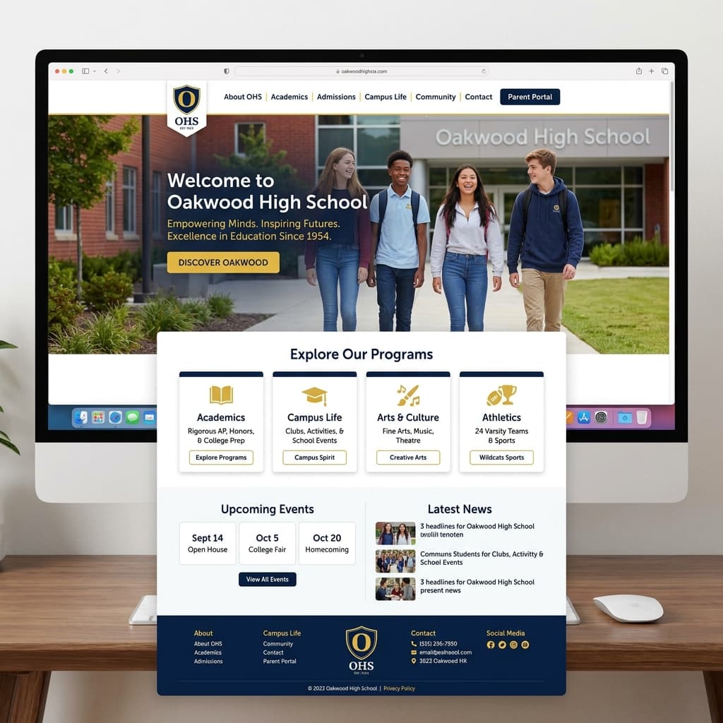 School Profile Website