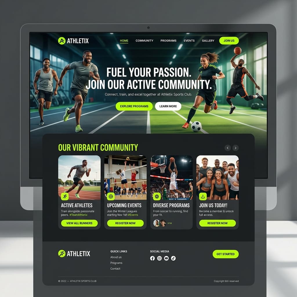 Sports Community Website