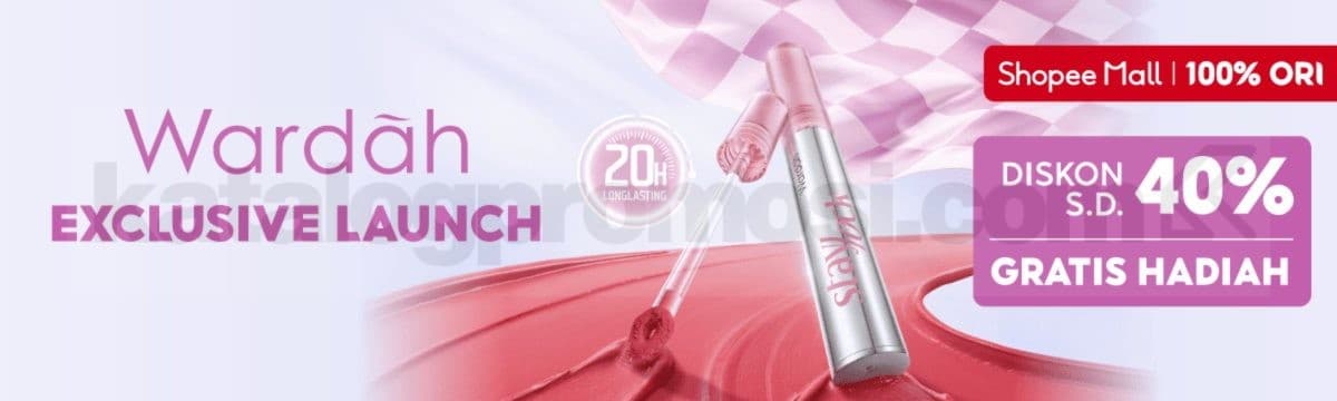 Gambar untuk Promo Wardah NEW! Staylock Lip Matte Diskon 40%