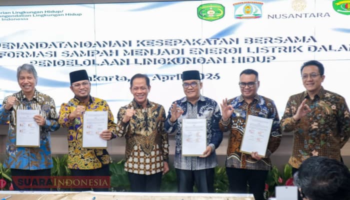 Gambar untuk Wujudkan Indonesia Bebas Sampah, Otorita IKN dan Pemprov Kaltim Teken Kerja Sama Pengolahan Sampah Menjadi Energi