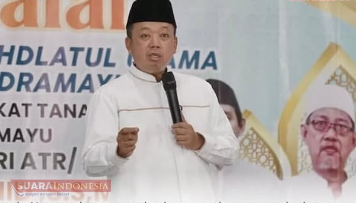 Gambar untuk Menteri ATR/Kepala BPN Nusron Wahid Serahkan Sertipikat Tanah Wakaf PCNU Indramayu, Tekankan Pentingnya STEM