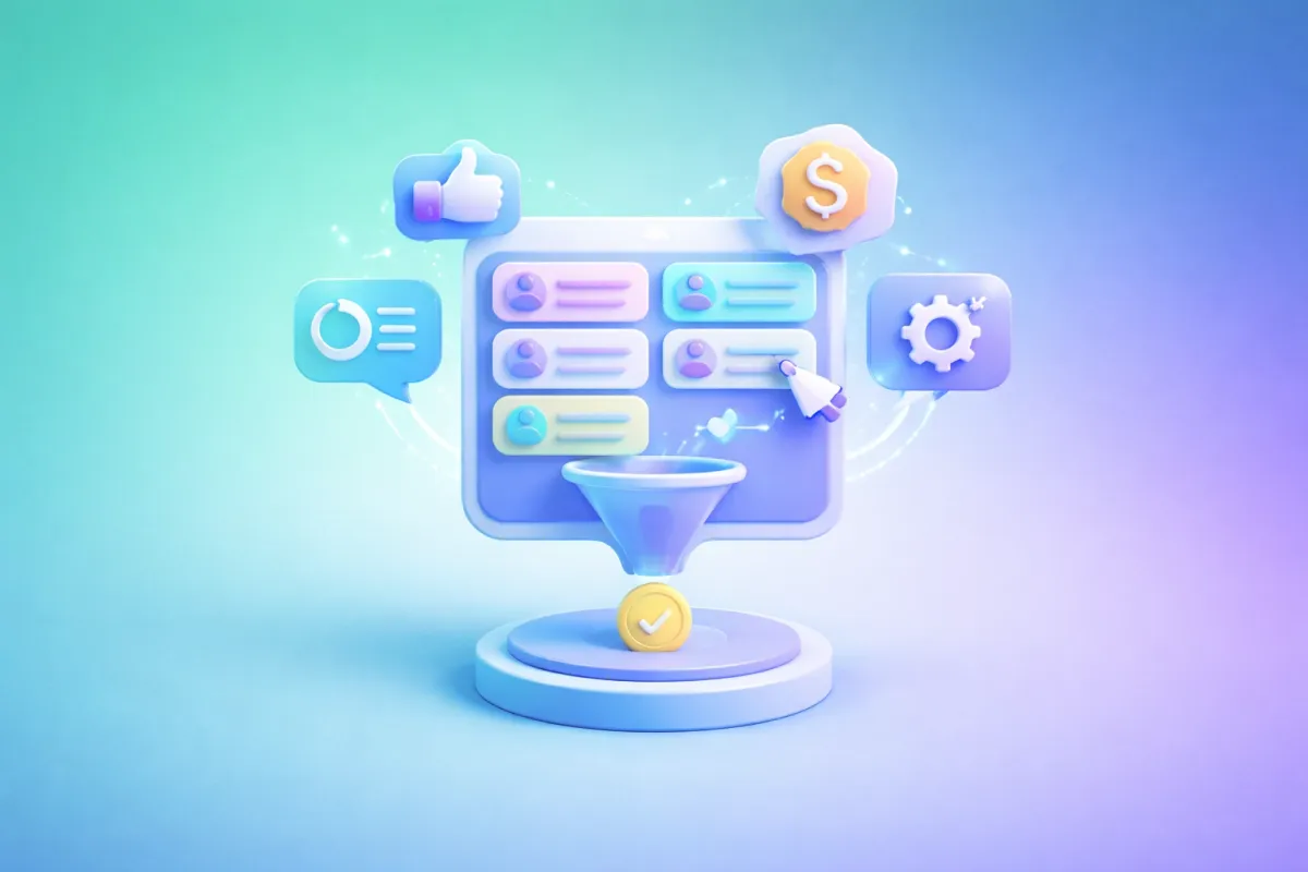 Gambar untuk No-Code CRM: Otomasi Deal & Leads untuk Tim Marketing