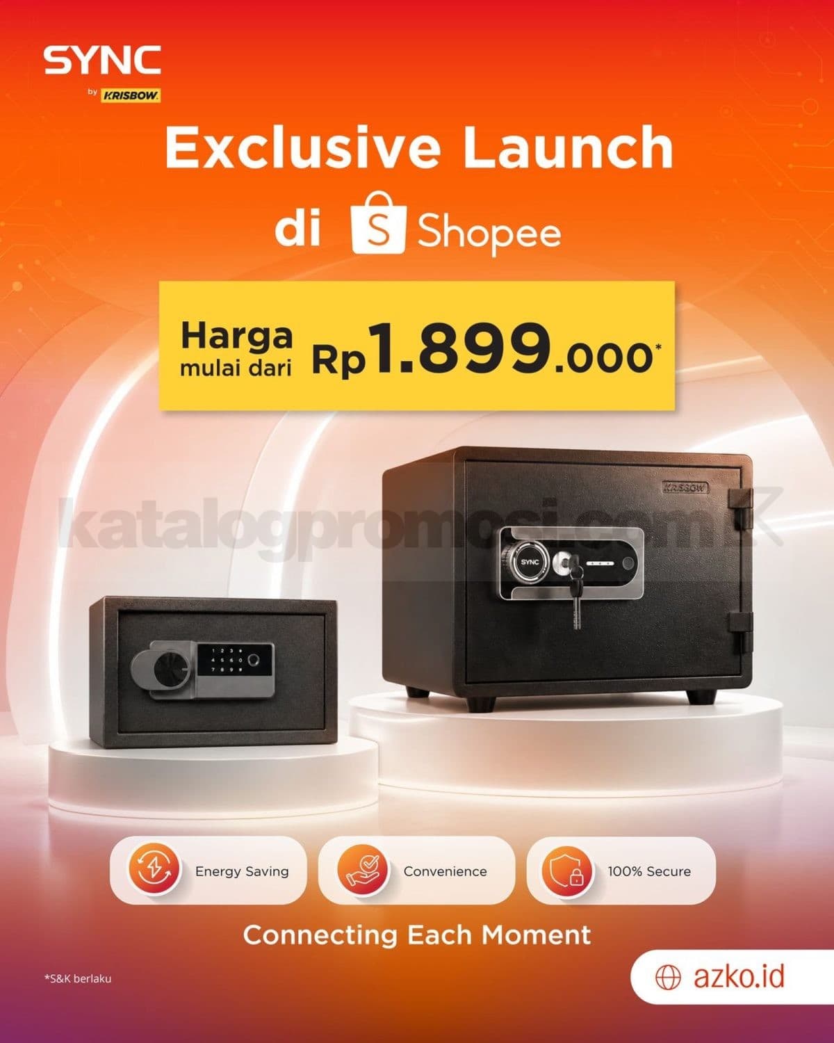 Gambar untuk Promo Krisbow Sync NEW! Smart Brankas Mulai Rp. 1,8 Juta