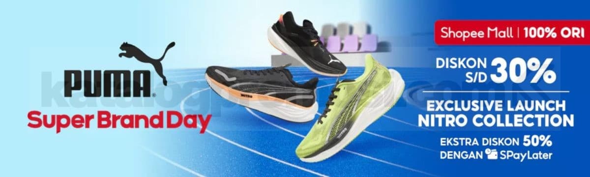 Gambar untuk Promo PUMA Shopee Super Brand Day Diskon hingga 30% + Exclusive Launch