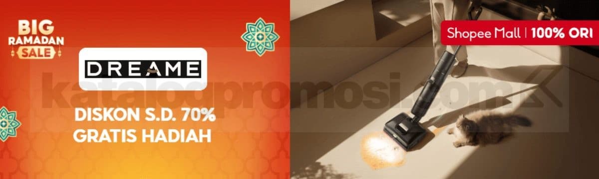 Gambar untuk Promo Dreame Big Ramadan Sale Diskon 70%