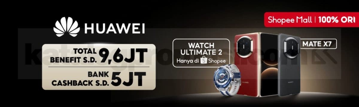 Gambar untuk Promo Huawei NEW! Mate X7 Bonus hingga 9,6 juta