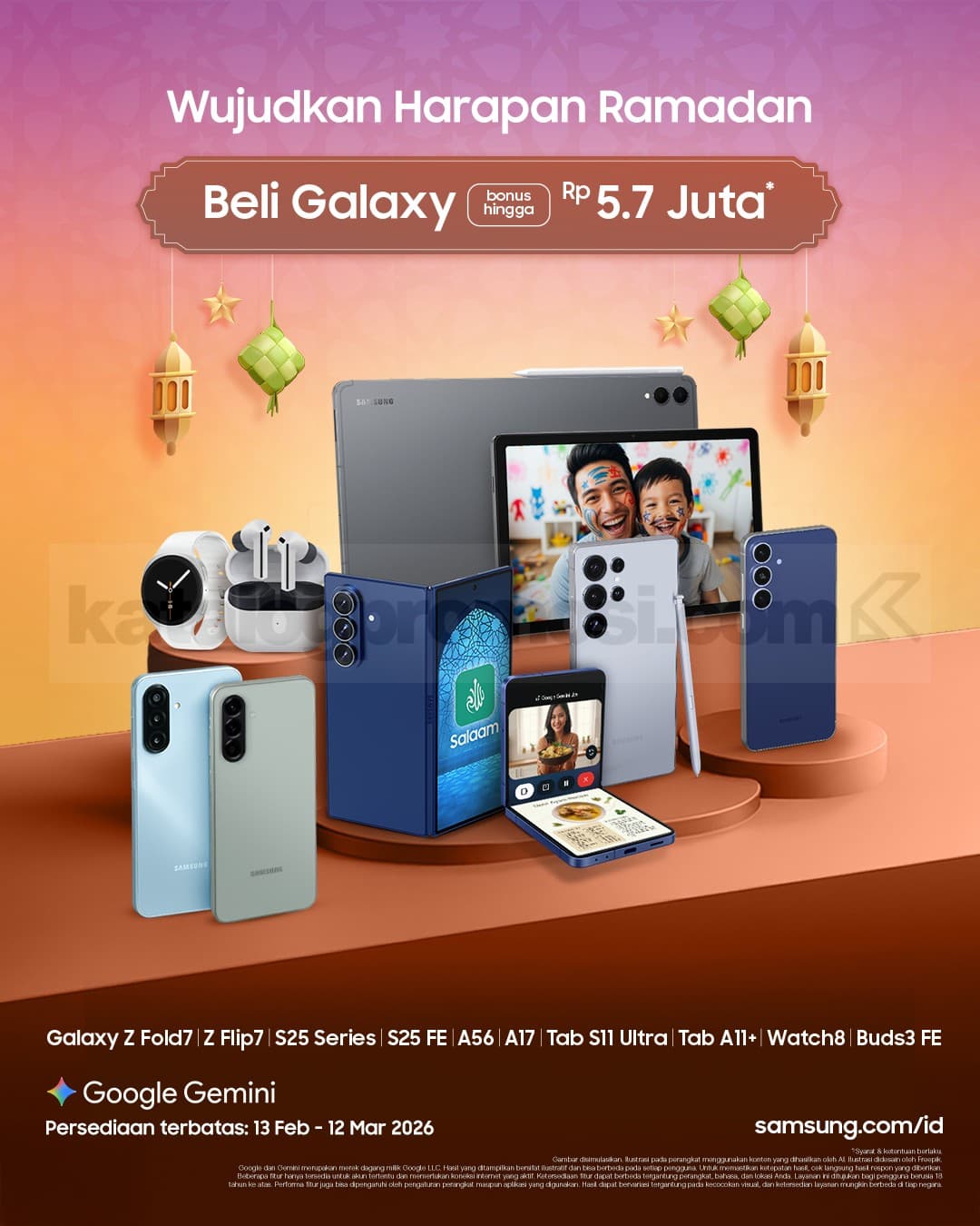 Gambar untuk Promo Samsung Galaxy Ramadan Bonus hingga Rp5,7 Juta