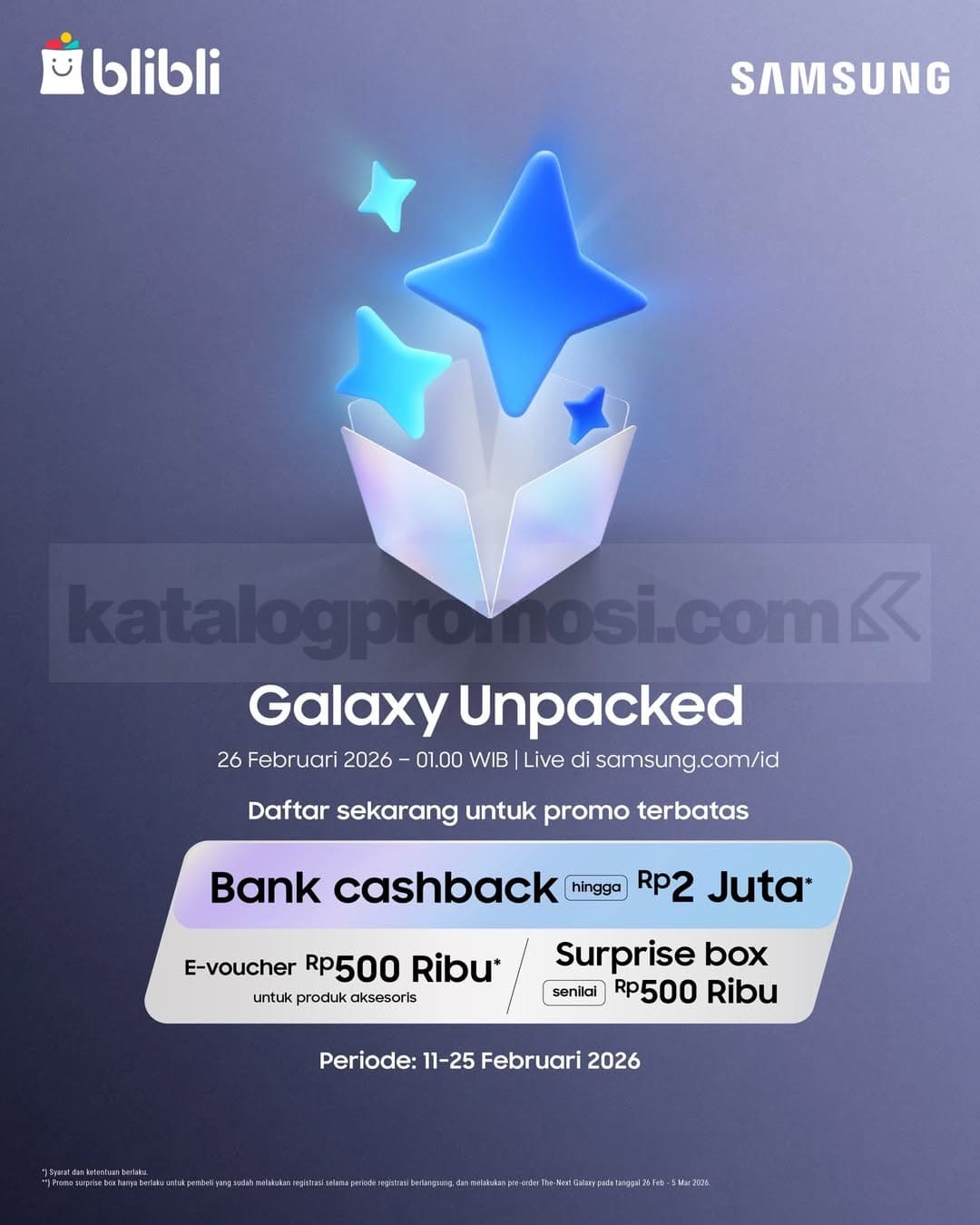 Gambar untuk Promo Samsung Galaxy Unpacked E-Voucher & Surprise Box