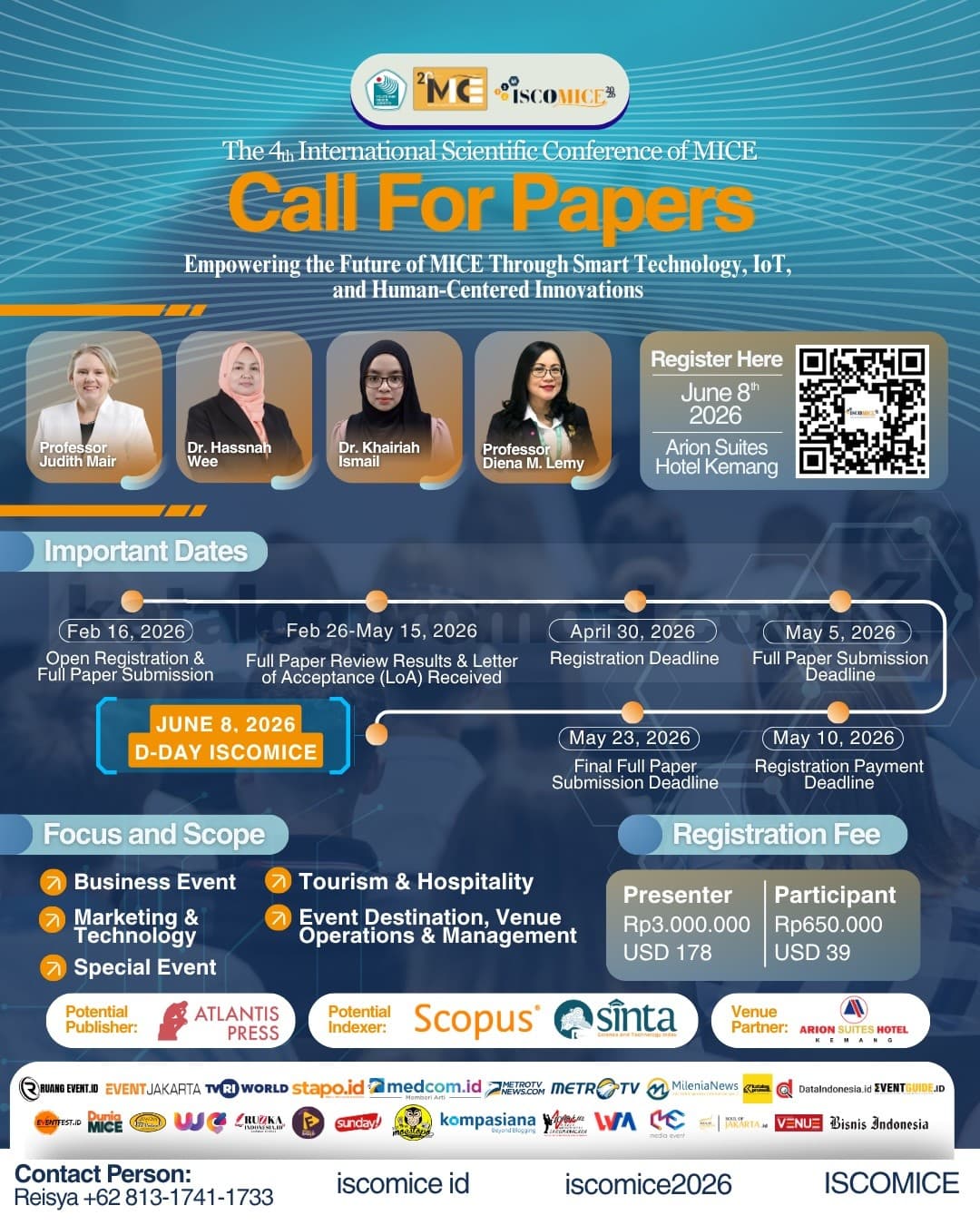 Gambar untuk ISCOMICE 2026 – 4th International Scientific Conference of MICE