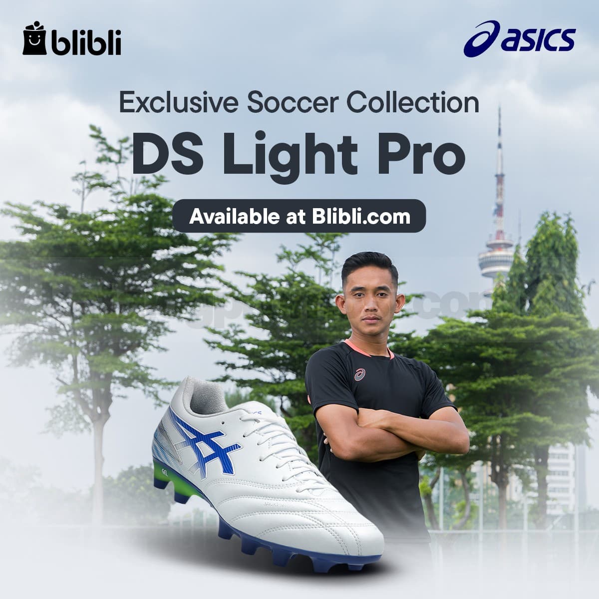 Gambar untuk Promo Asics DS Light Pro Sepatu Bola mulai Rp. 1,1 juta