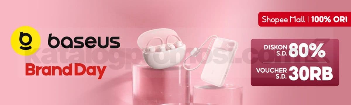 Gambar untuk Promo Baseus Super Brand Day Diskon hingga 80%