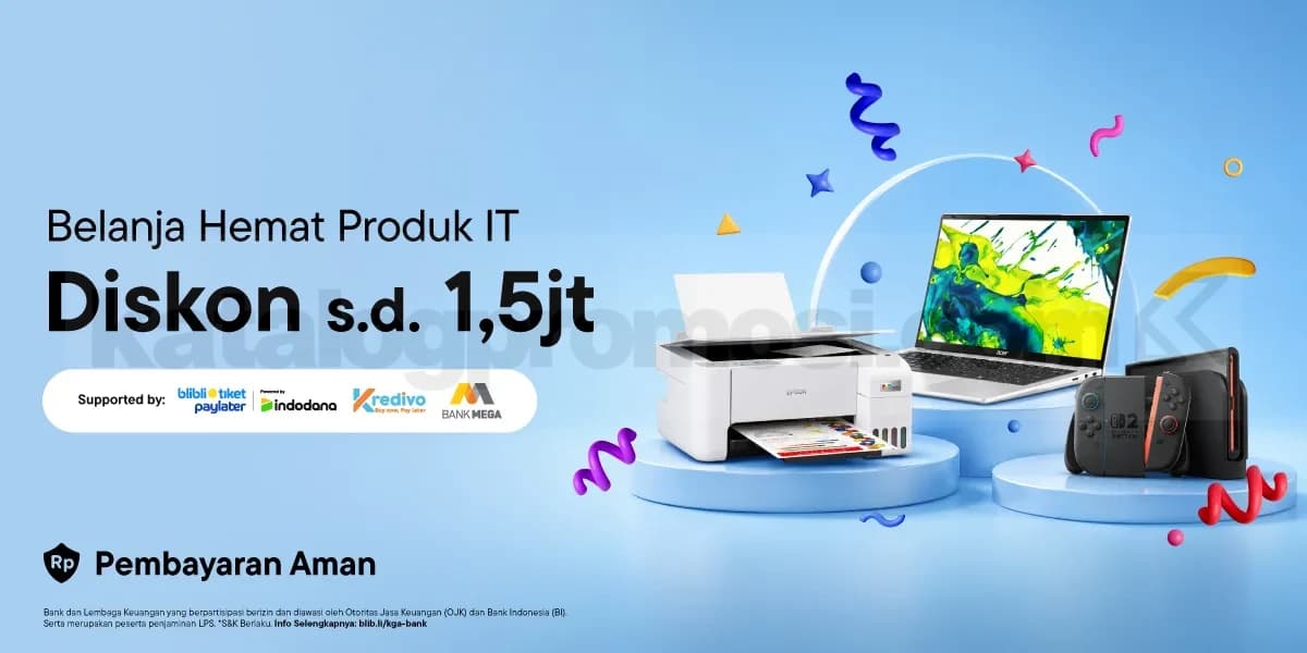 Gambar untuk Promo Blibli Produk IT Diskon hingga Rp. 1,5 Juta