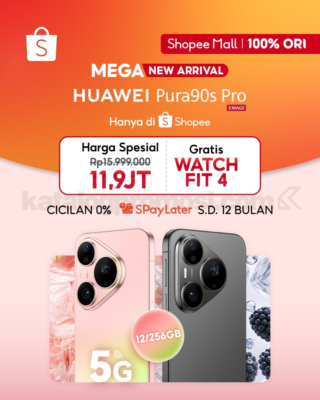 Gambar untuk Promo HUAWEI Pura 90s Pro Harga Spesial Rp11,9 Juta